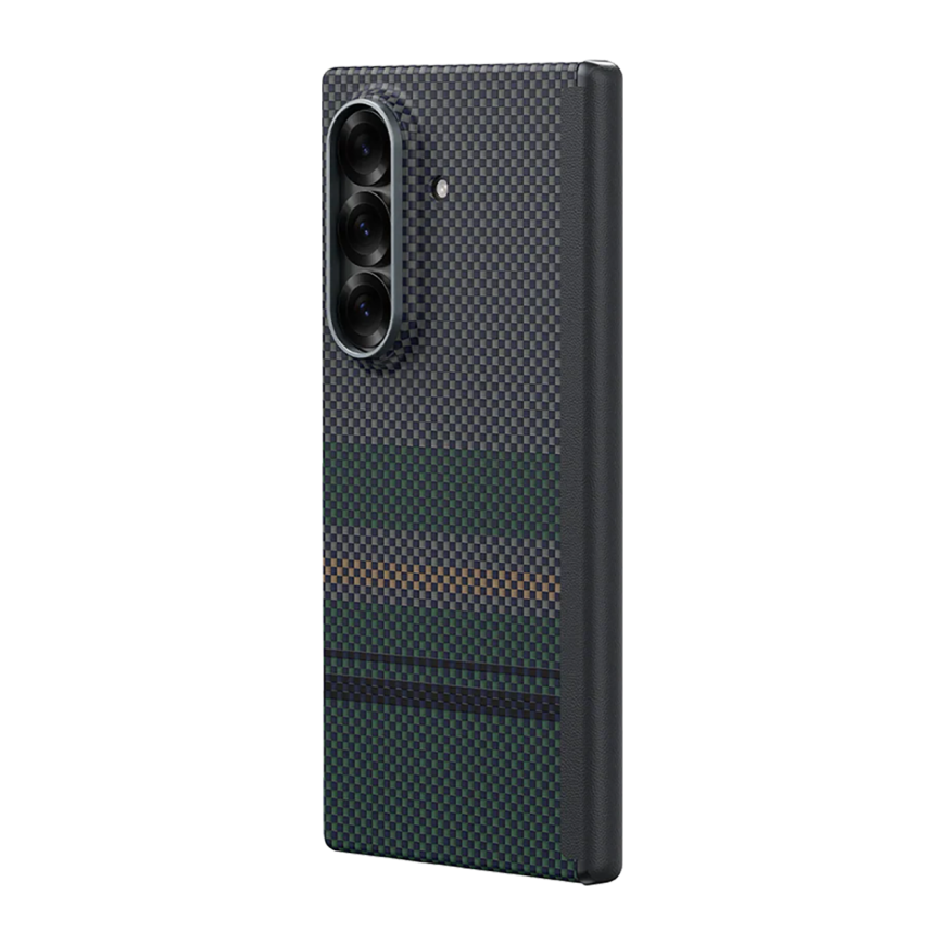 Кевларовый чехол MagSafe с защитой шарнира Benks ArmorAir Aurora Back для Samsung Galaxy Z Fold7